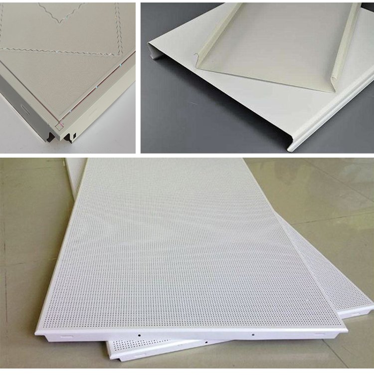 铝扣板集成吊顶 白色镂空方形装饰定制与安装指南