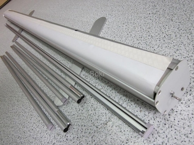 SK-RS-2秀奇异形易拉宝 轻量化广告新选择，上海制造赋能高效展陈